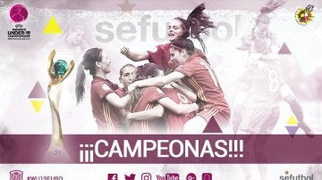 La sub-19 femenina, campeona de Europa