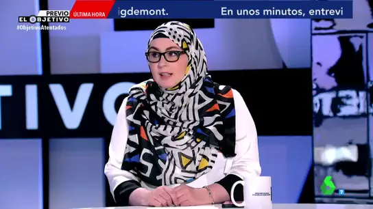 La periodista muslmana Amanda Figueras La periodista muslmana Amanda Figueras