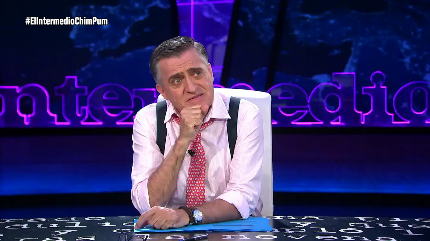 El Gran Wyoming, en El Intermedio El Gran Wyoming, en El Intermedio
