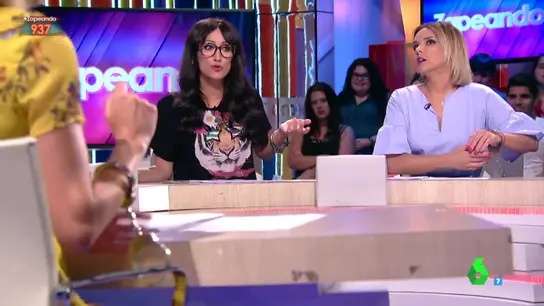 Esposadas a las sillas de Zapeando Esposadas a las sillas de Zapeando