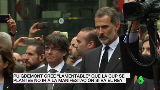 Felipe VI y Puigdemont Felipe VI y Puigdemont