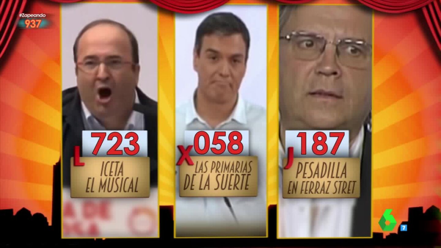 Iceta, el musical', ganador por goleada del Premio Zapeando al &lsquo;mejor v&iacute;deo manipulado&rsquo; 
