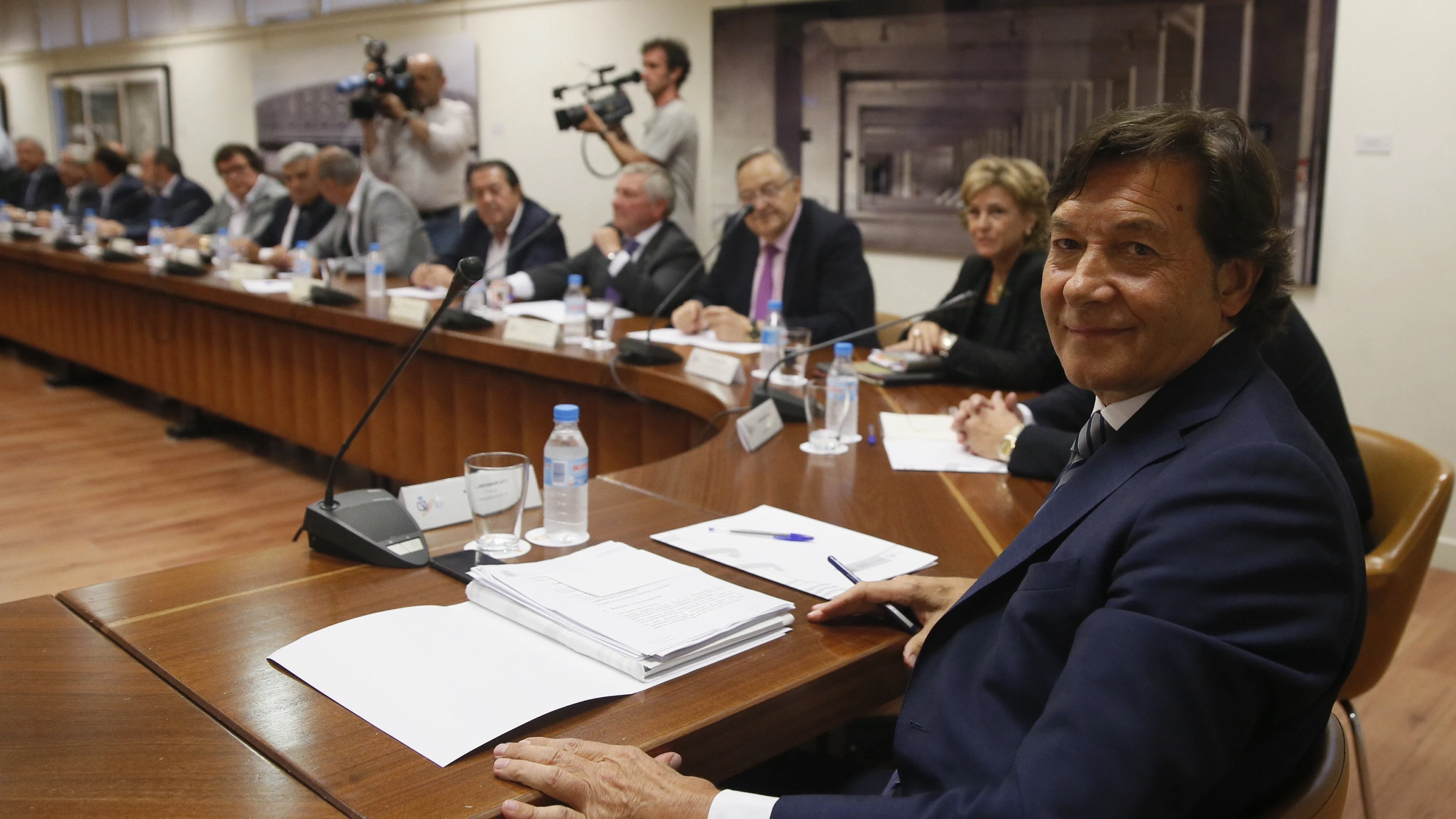 José Ramón Lete, presidente del CSD, en la reunión con los presidentes territoriales