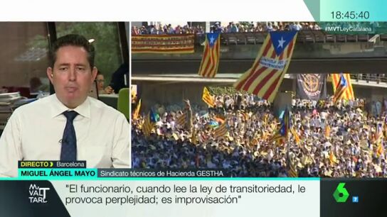 Coordinador del Sindicato de T&eacute;cnicos de Hacienda en Catalu&ntilde;a sobre la Ley de Transitoriedad