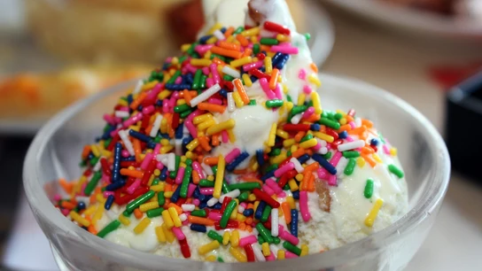 Imagen de archivo de un helado Imagen de archivo de un helado