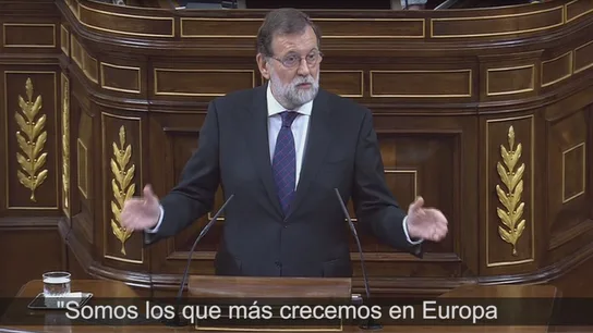 Rajoy interviene en el Congreso de los Diputados. Rajoy interviene en el Congreso de los Diputados.