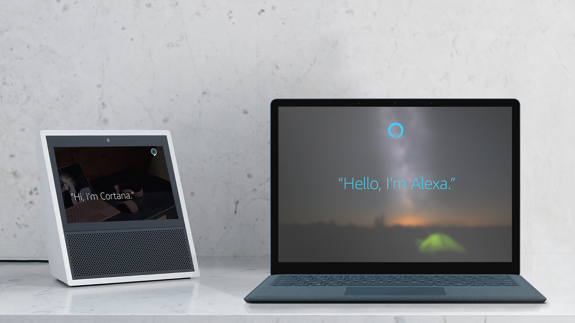 Cortana y Alexa, Alexa y Cortana se invocarán una a la otra