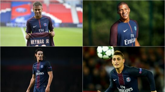 Neymar, Mbapp&eacute;, Cavani, Verratti... proyecto ambicioso del PSG