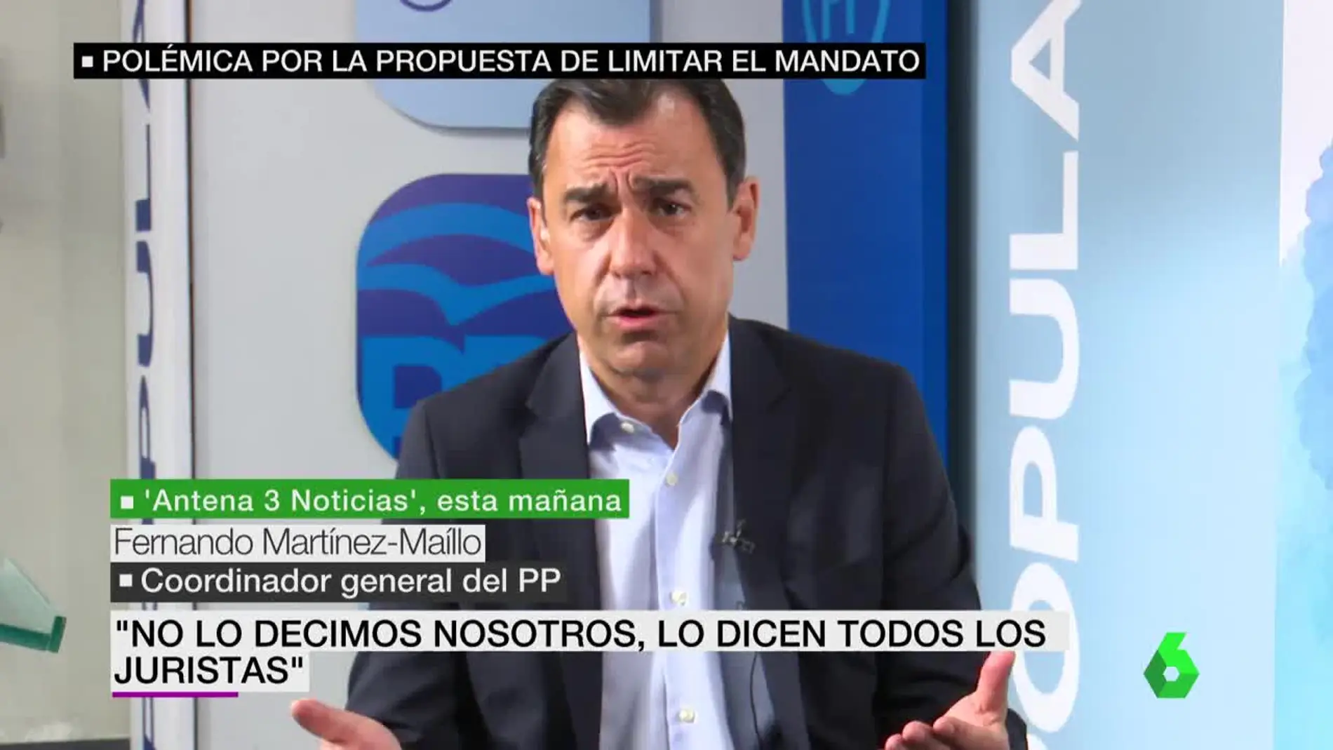 Martínez-Maillo en Antena 3 Noticias