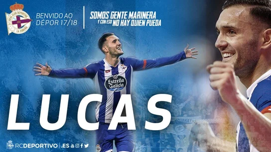 Lucas Pérez regresa al Deportivo de la Coruña. Lucas Pérez regresa al Deportivo de la Coruña.