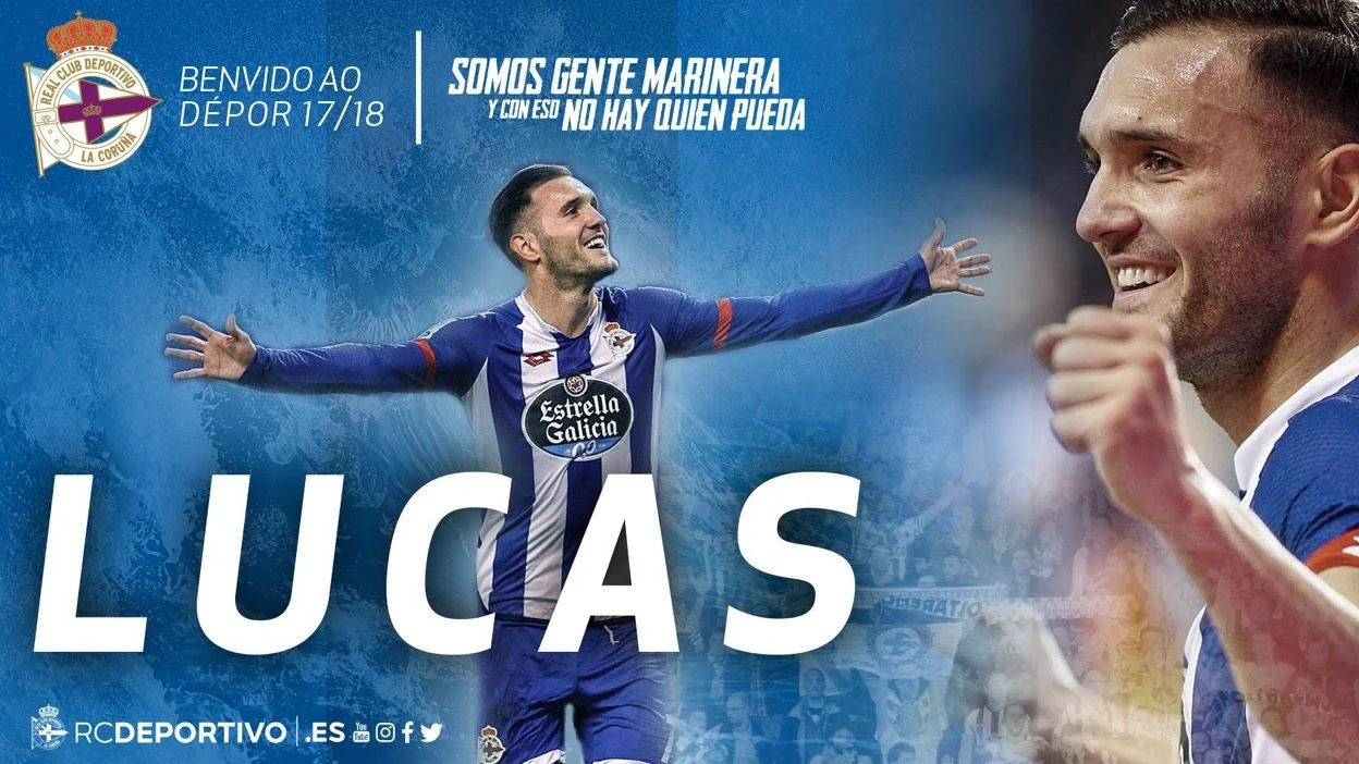 Lucas Pérez regresa al Deportivo de la Coruña.