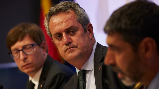 Joaquim Forn y el mayor de los Mossos d'Esquadra, Josep Lluís Trapero Joaquim Forn y el mayor de los Mossos d'Esquadra, Josep Lluís Trapero