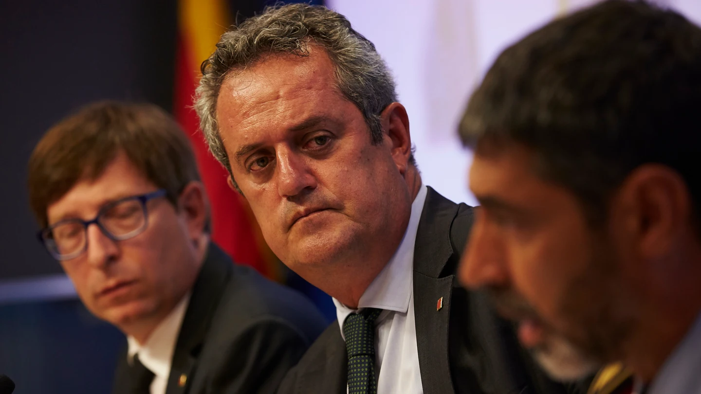 Joaquim Forn y el mayor de los Mossos d'Esquadra, Josep Lluís Trapero Joaquim Forn y el mayor de los Mossos d'Esquadra, Josep Lluís Trapero