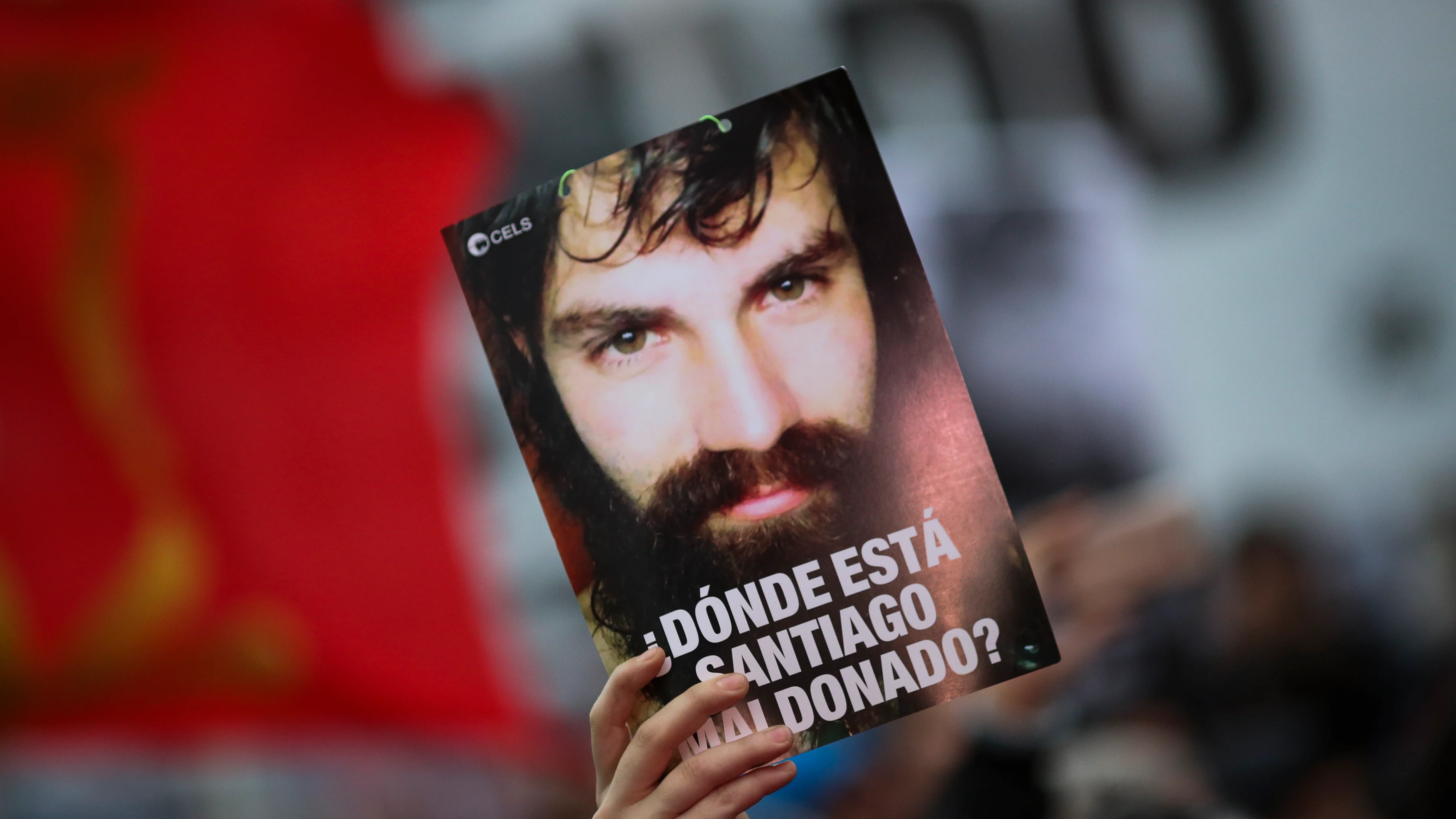 Manifestantes exigen al Gobierno esclarecer la desaparición de Santiago Maldonado