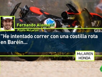Fernando Alonso niega que se retirara a propósito en Spa: "He intentado correr hasta con una costilla rota..." Fernando Alonso niega que se retirara a propósito en Spa: "He intentado correr hasta con una costilla rota..."