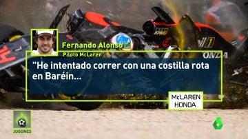 Fernando Alonso niega que se retirara a propósito en Spa: "He intentado correr hasta con una costilla rota..."