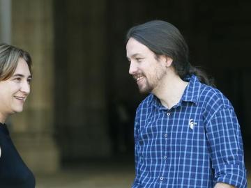Ada Colau y Pablo Iglesias Ada Colau y Pablo Iglesias