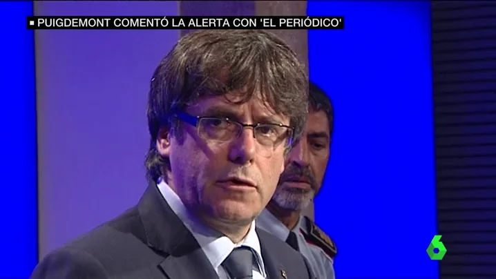 Carles Puigdemont guarda silencio tras saberse que fue él quien confirmó a 'El Periódico' el aviso de alerta terrorista 