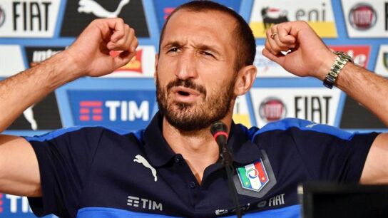 Chiellini, en rueda de prensa