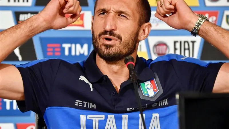 Chiellini, en rueda de prensa