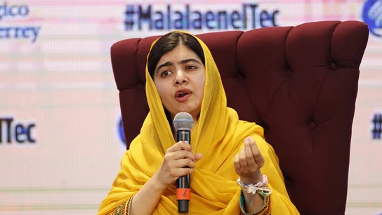 La activista paquistaní Malala Yousafzai La activista paquistaní Malala Yousafzai