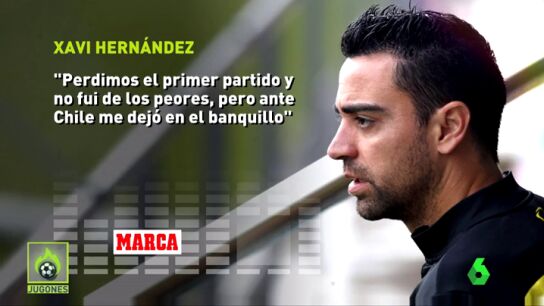Xavi 'atiza' a Del Bosque: "Le tengo en un pedestal, pero me fall&oacute;"