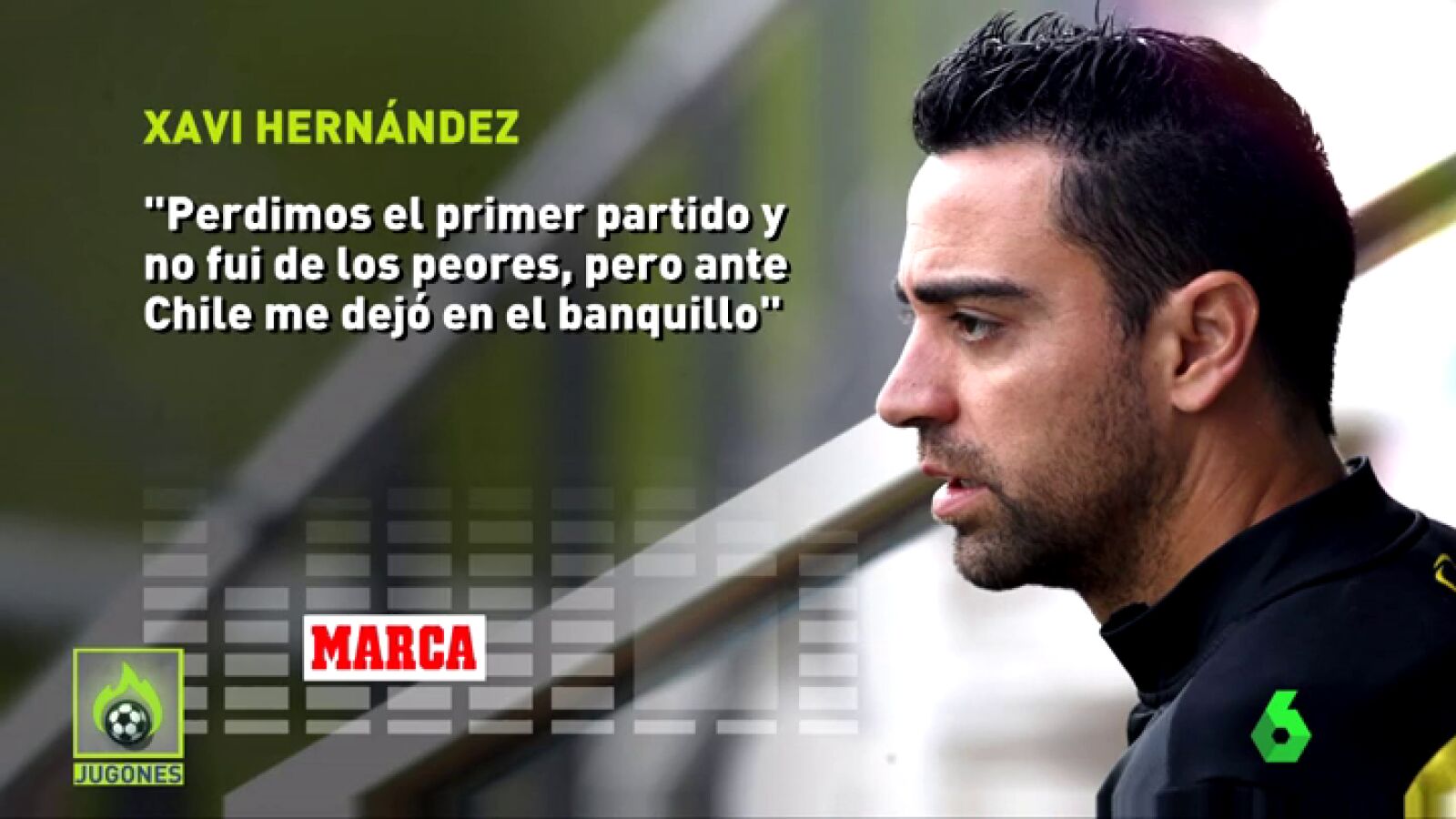 Xavi 'atiza' a Del Bosque: "Le tengo en un pedestal, pero me fall&oacute;"