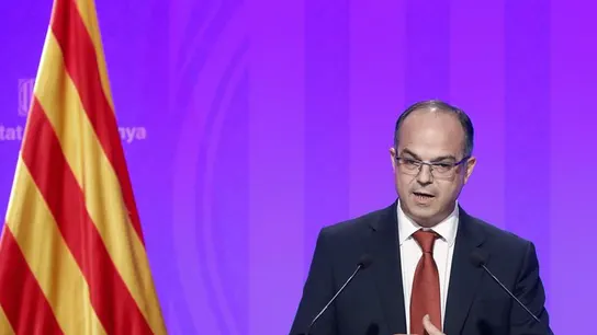 Jordi Turull, durante una rueda de prensa Jordi Turull, durante una rueda de prensa