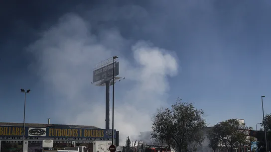 El incendio de 40 toneladas de virutas de magnesio y aluminio en Fuenlabrada El incendio de 40 toneladas de virutas de magnesio y aluminio en Fuenlabrada