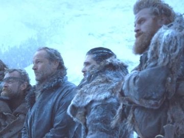 'El Perro', Beric, Jorah, Jon y Tormund en Juego de Tronos 'El Perro', Beric, Jorah, Jon y Tormund en Juego de Tronos