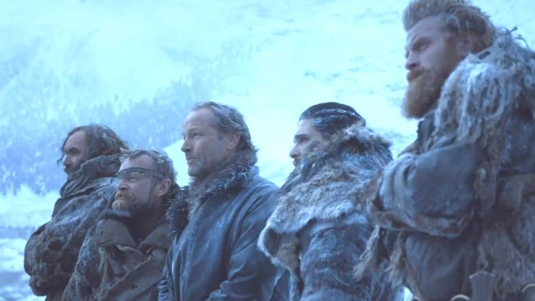 'El Perro', Beric, Jorah, Jon y Tormund en Juego de Tronos