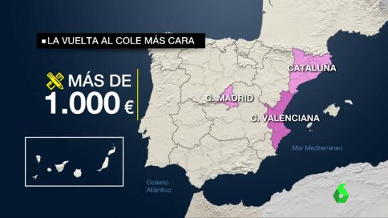 La vuelta al cole volver&aacute; a ser m&aacute;s cara que el a&ntilde;o anterior: un 5% y un gasto medio de 400 euros