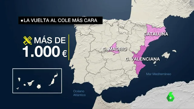 La vuelta al cole volverá a ser más cara que el año anterior: un 5% y un gasto medio de 400 euros La vuelta al cole volverá a ser más cara que el año anterior: un 5% y un gasto medio de 400 euros