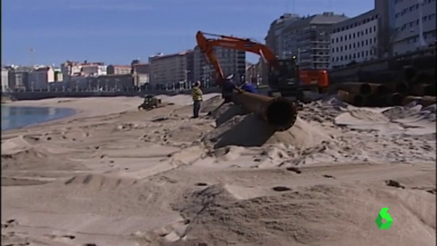 Denuncian la 'retroalimentaci&oacute;n' de arena de unas playas a otras
