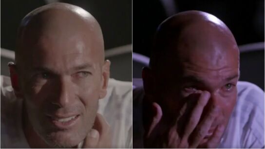 Zidane, emocionado al ver un v&iacute;deo de su padre