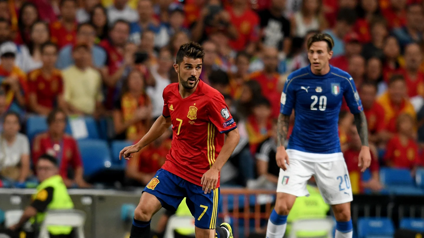 David Villa con la selección David Villa con la selección