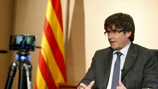 El presidente de la Generalitat, Carles Puigdemont El presidente de la Generalitat Carles Puigdemont