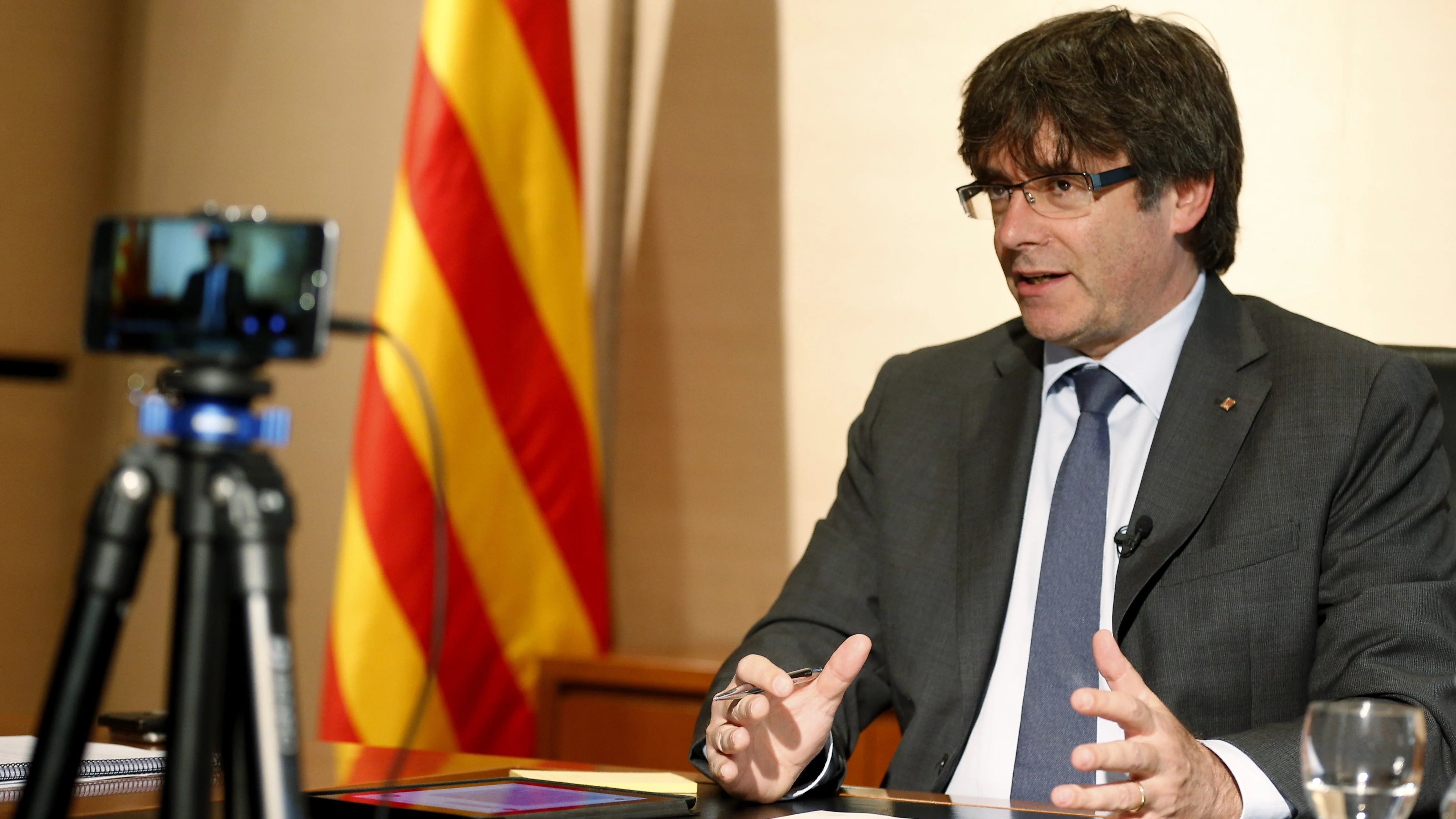 El presidente de la Generalitat Carles Puigdemont