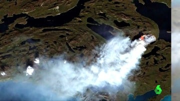 Incendio en Groenlandia