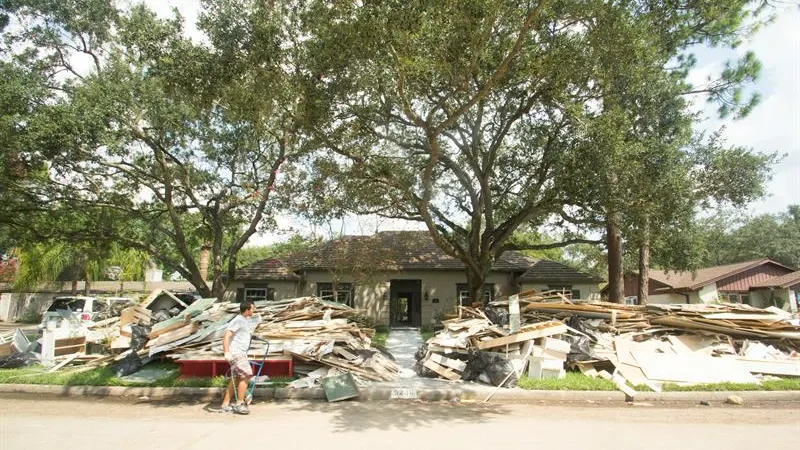 Destrozos del huracán Harvey