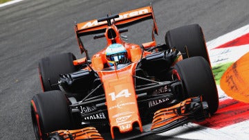 Fernando Alonso, durante la carrera