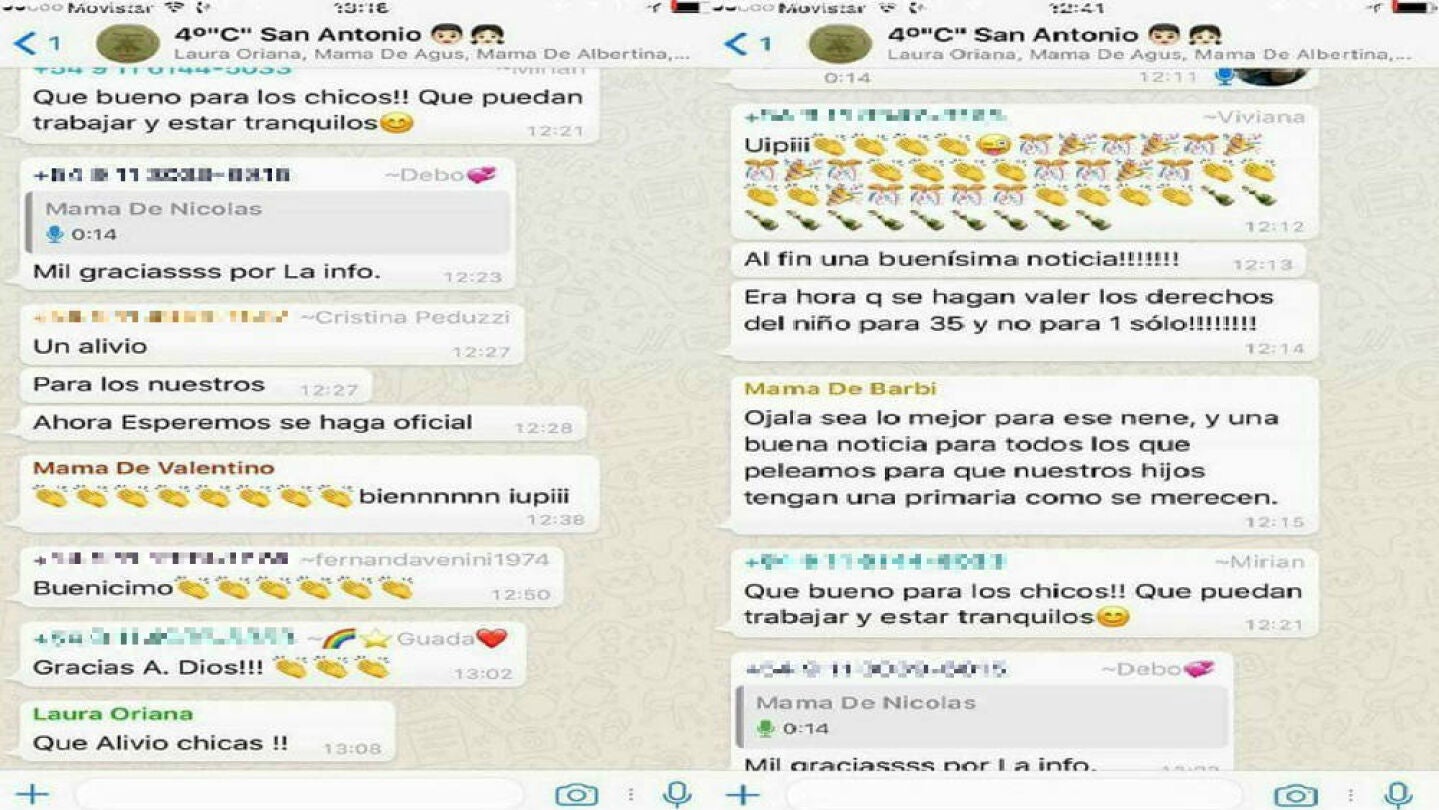 Grupo de Whatsapp de madres contra un ni&ntilde;o con Asperger