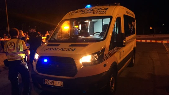 La Policía Municipal, en el lugar de los hechos La Policía Municipal, en el lugar de los hechos