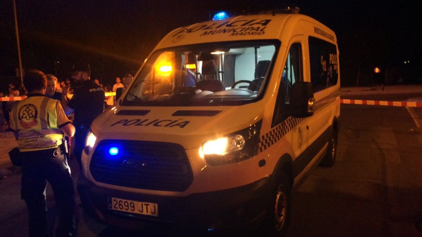 La Polic&iacute;a Municipal, en el lugar de los hechos