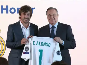 Fernando Alonso: &quot;Nací para ser aficionado del Real Madrid&quot;