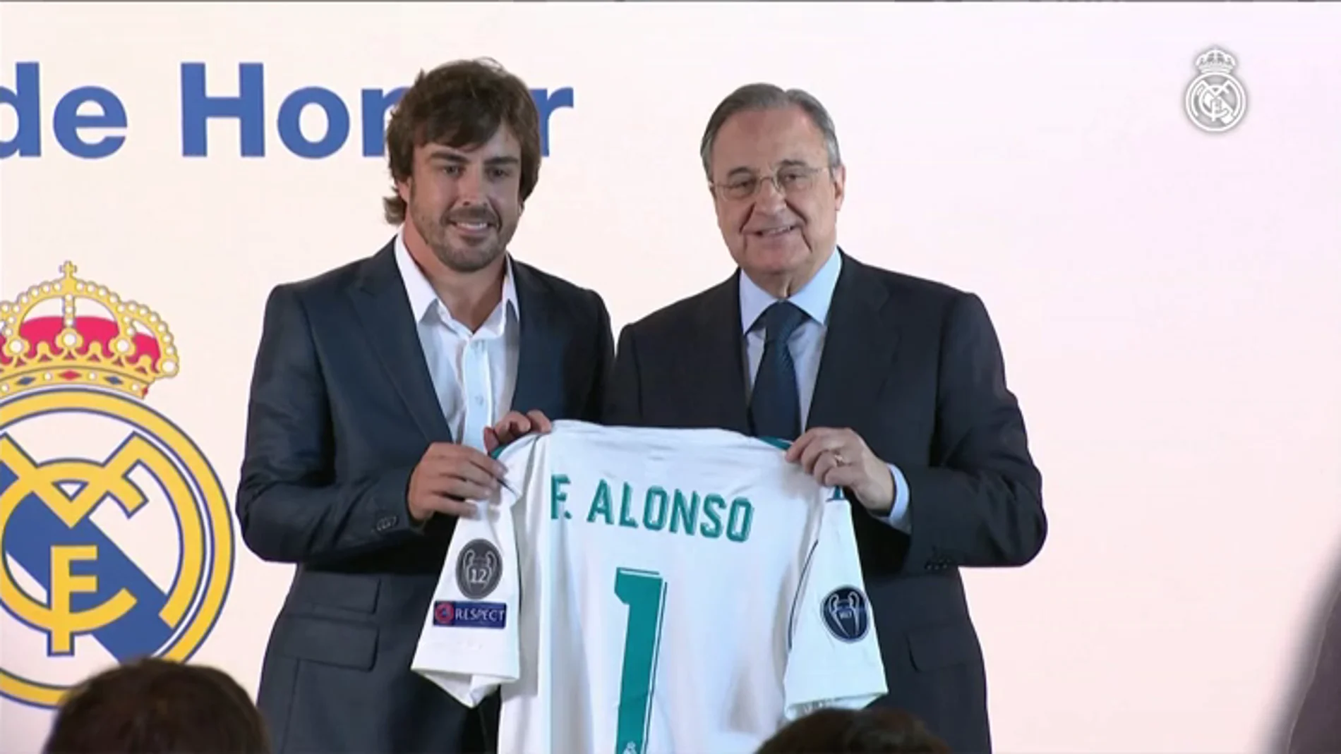 Fernando Alonso: &quot;Nací para ser aficionado del Real Madrid&quot;
