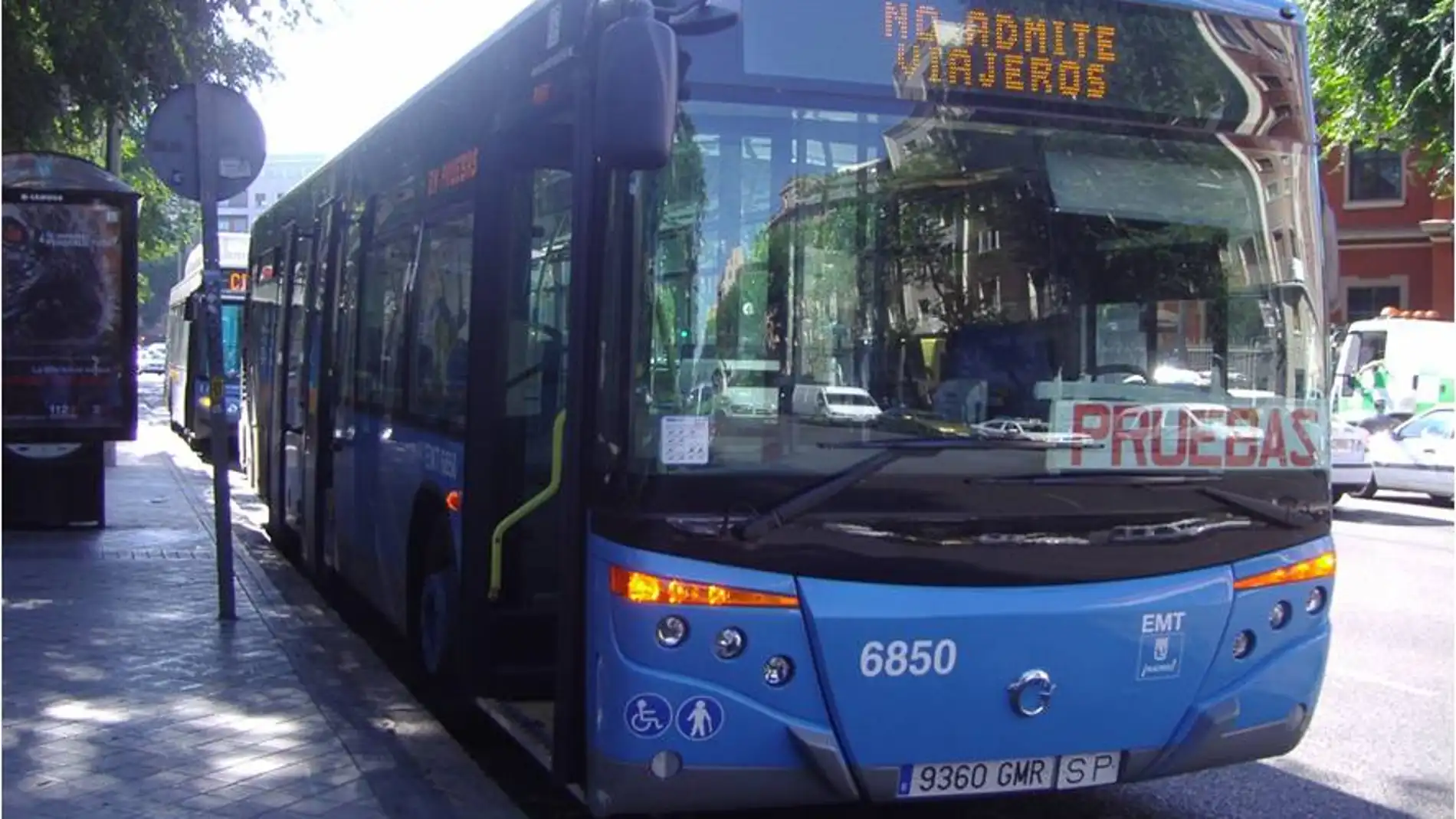 Autobús utilizado en la campaña de medida. (Fuente: INSIA)