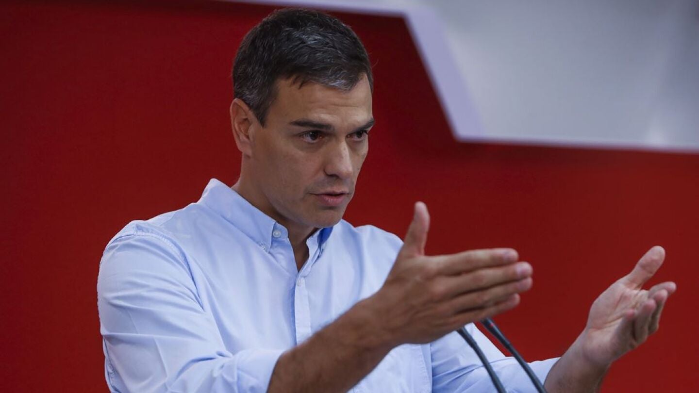 Pedro S&aacute;nchez ante los medios