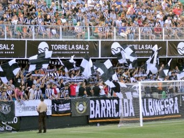 Los aficionados del Castellón animan a sus jugadores Los aficionados del Castellón animan a sus jugadores