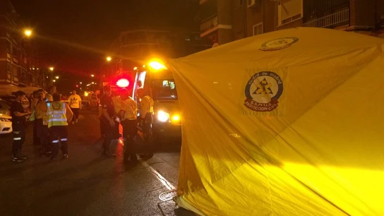 Dispositivo de Emergencias en el madrileño barrio de Usera Dispositivo de Emergencias en el madrileño barrio de Usera